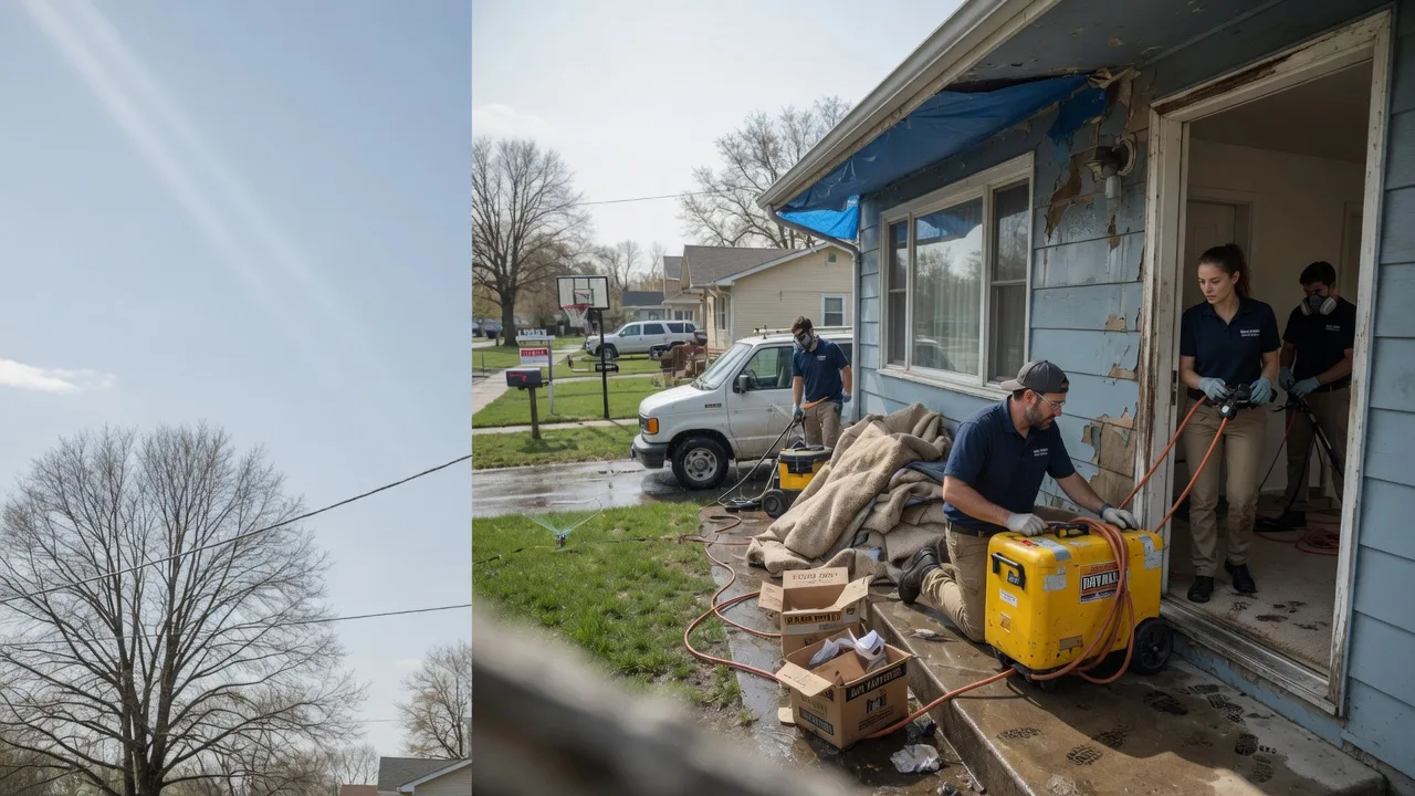 Basement Flood Cleanup in Montgomery, IL near me